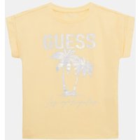 T-Shirt Stretch Frontlogo von Guess Kids