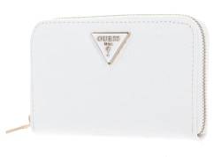 Guess JENA Zip Around Wallet M White Logo, Logo Bianco, m von Guess jeans