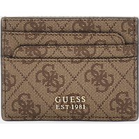 GUESS Laurel Kreditkartenetui Latte Logo von Guess