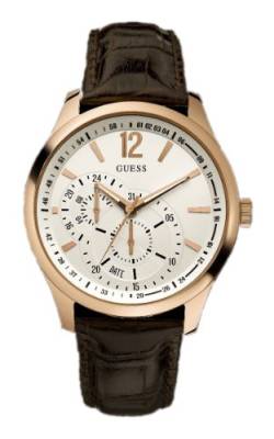 Guess Herren-Armbanduhr Analog Quarz Leder W95086G2 von Guess