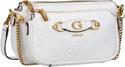 Guess Izzy Peony Double Pouch Crossbody  in Beige (2.9 Liter), Umhängetasche von Guess