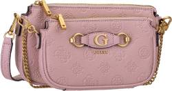 Guess Izzy Peony Double Pouch Crossbody  in Rosé (2.9 Liter), Umhängetasche von Guess