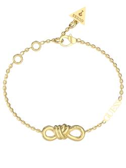 Guess JUBB04011JWYG Damen-Armband Goldfarben Knoten Mini von Guess