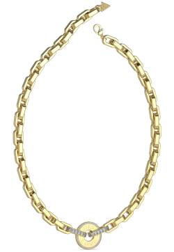 Guess JUBN04074JWYG Damen-Halskette Love Maxi Goldfarben von Guess