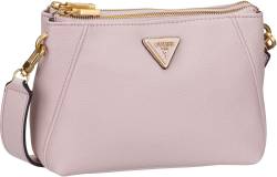 Guess Laryn Double Zip Crossbody  in Rosé (2.7 Liter), Umhängetasche von Guess