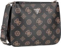 Guess Meridian Shoulder Bag Logo  in Braun (5.9 Liter), Umhängetasche von Guess