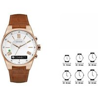 Guess Quarzuhr Guess LederArmbanduhr Uhr Smartwatch C0002MB4 43 mm Armbanduhr Uhr von Guess