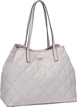 Guess Vikky Large Tote Quilted  in Beige (22.1 Liter), Shopper von Guess