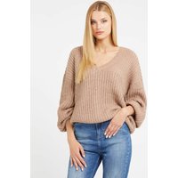 V-Pullover Aus Wollmix von Guess