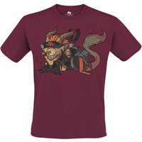 Guild Wars - Gaming T-Shirt - Rytloaf by Soof - S bis XXL - für Männer - Größe L - burgund  - EMP exklusives Merchandise! von Guild Wars