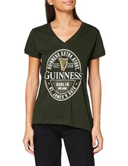 Guinness Damen G4186 T-Shirt, grün, Large von Guinness