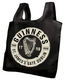 Guinness Faltbare Einkaufstasche mit Bottletop Logo von Guinness