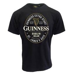Guinness Foreign Extra Classic Label T-Shirt, Schwarz , XXL von Guinness