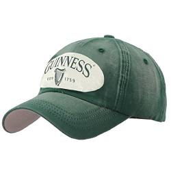 Guinness Green Distressed Harp Designed Baseball Cap von Guinness