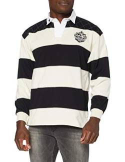 Guinness Official Merchandise Herren Shirt , Knopfleiste - Multicolored - Black/Cream - X-Large von Guinness