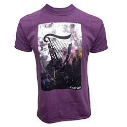 Guinness Purple Harp Premium T-Shirt, violett, XXL von Guinness
