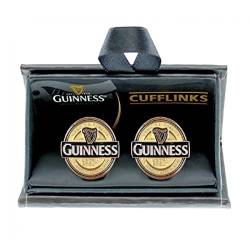 Stilvolle Manschettenknöpfe für Herren mit Guinnes Label Design | Manschette Knöpfen von Guinness