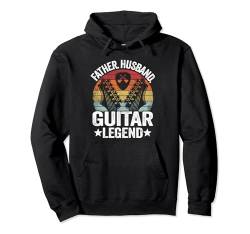 Father Husband Guitar Legend Guitar Dad Guitar Guitar Pullover Hoodie von Guitar Players Accessories & Guitar Gifts For Men