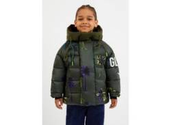 Steppjacke GULLIVER Gr. 122, grün (khaki) Herren Jacken Steppjacken von Gulliver