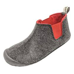 Gumbies Hausschuhe | Modell Brumby | Farbe Charcoal-Red | Gr. 40 von Gumbies