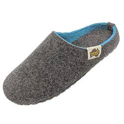 Gumbies Hausschuhe | Modell Outback Slipper | Farbe Charcoal-Turquoise | Gr. 41 von Gumbies