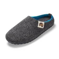 Gumbies Hausschuhe | Modell Outback Slipper | Farbe Charcoal-Turquoise | Gr. 43 von Gumbies