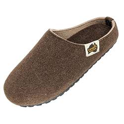 Gumbies Hausschuhe | Modell Outback Slipper | Farbe Chocolate-Cream | Gr. 41 von Gumbies