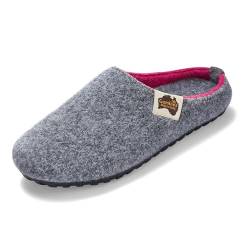 Gumbies Hausschuhe | Modell Outback Slipper | Farbe Grey-Pink | Gr. 42 von Gumbies