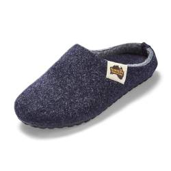 Gumbies Hausschuhe | Modell Outback Slipper | Farbe Navy-Grey | Gr. 46 von Gumbies