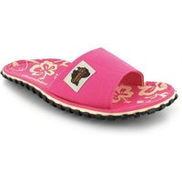 Gumbies Sommer Slides für Damen in pink hibiscus Hausschuh Nachhaltig trendige Sommerschlappen von Gumbies