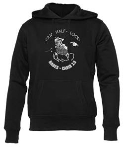 Gunmant Camp Half-Blood Hades - Cabin 13 Schwarz Kapuzenpullover Herren Damen Unisex Langarm Ärmel Black Hoodie Mens Womens XXXL von Gunmant