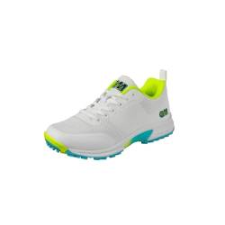 Gunn & Moore Unisex Aion Kricket-Schuh, Weiß Fluro Gelb Blau, 40.5 EU von Gunn & Moore