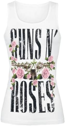 Guns N' Roses Big Guns Frauen T-Shirt weiß XXL 100% Baumwolle Band-Merch, Bands von Guns N' Roses