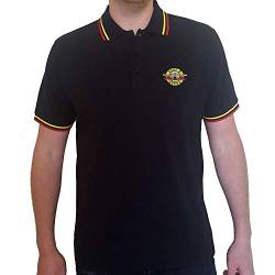 Guns N' Roses 'Classic Logo' (Black) Polo Shirt (Large) von Guns N' Roses