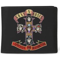 Guns N' Roses Geldbörse - Rocksax - Appetite For Destruction - für Männer - schwarz  - Lizenziertes Merchandise! von Guns N' Roses