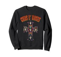 Guns N' Roses Kreuz in Distressed-Optik Sweatshirt von Guns N' Roses
