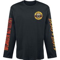 Guns N' Roses Langarmshirt - Locked N' Loaded - S bis XXL - für Männer - Größe L - schwarz  - Lizenziertes Merchandise! von Guns N' Roses