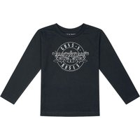 Guns N' Roses Langarmshirt für Kinder - Metal-Kids - Bullet - Outline - für Mädchen & Jungen - schwarz  - Lizenziertes Merchandise! von Guns N' Roses