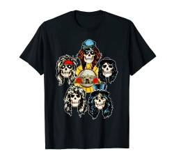 Guns N' Roses Offizielle Skull Heads T-Shirt von Guns N' Roses