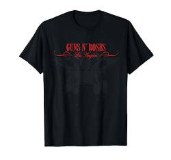 Guns N' Roses Offizielles Los Angeles Skelett verblasst T-Shirt von Guns N' Roses