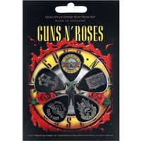 Guns N' Roses Plektren-Set - Bullet Logo - multicolor  - Lizenziertes Merchandise! von Guns N' Roses