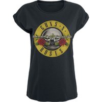 Guns N' Roses T-Shirt - Distressed Bullet - S bis XXL - für Damen - Größe L - schwarz  - Lizenziertes Merchandise! von Guns N' Roses