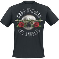 Guns N' Roses T-Shirt - Los Angeles Seal - S bis 5XL - für Männer - Größe 4XL - schwarz  - Lizenziertes Merchandise! von Guns N' Roses