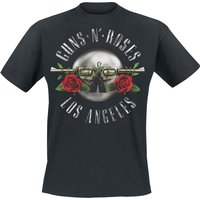 Guns N' Roses T-Shirt - Los Angeles Seal - S bis 5XL - für Männer - Größe XXL - schwarz  - Lizenziertes Merchandise! von Guns N' Roses