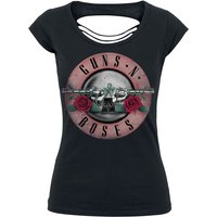 Guns N' Roses T-Shirt - Pink Bullet - S bis XL - für Damen - Größe L - schwarz  - Lizenziertes Merchandise! von Guns N' Roses