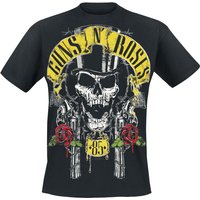 Guns N' Roses T-Shirt - Top Hat - S bis 5XL - für Männer - Größe L - schwarz  - Lizenziertes Merchandise! von Guns N' Roses