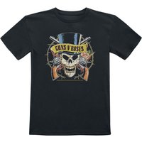 Guns N' Roses T-Shirt für Kleinkinder - Metal-Kids - Top Hat - für Mädchen & Jungen - schwarz  - Lizenziertes Merchandise! von Guns N' Roses