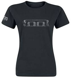 Tool Eyes Logo Frauen T-Shirt schwarz L 100% Baumwolle Band-Merch, Bands von Guns N' Roses