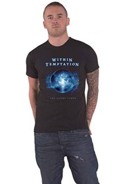 Within Temptation Silent Force Männer T-Shirt schwarz S 100% Baumwolle Band-Merch, Bands von Guns N' Roses