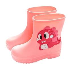 Gummistiefel Kinder Leichte Rutschfest Rain Boots Gartenschuhe Festival Halbhoch Booties Aesthetic Vintage Fashion Stiefeletten Leichte Reitstiefel Kurz Schlupfstiefel von Guotobe